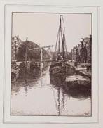 Brouwersgracht Amsterdam - Wenckebach 1970, Antiek en Kunst, Kunst | Etsen en Gravures, Ophalen of Verzenden