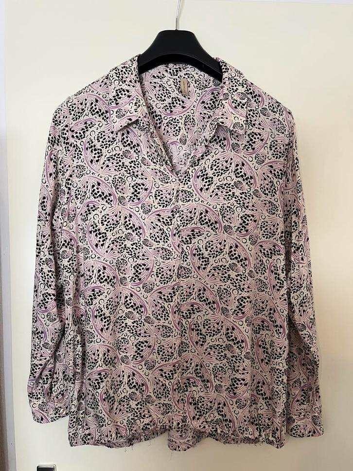 Zgan blouse Soyaconcept maat xxl, Kleding | Dames, Blouses en Tunieken, Zo goed als nieuw, Maat 46/48 (XL) of groter, Beige, Ophalen of Verzenden