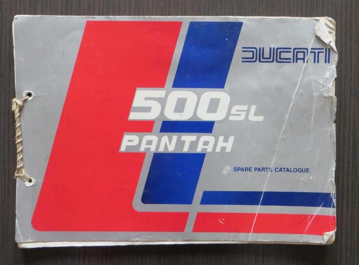 Ducati 500 SL Pantah Spare Parts Catalogue 1979-80, Motoren, Handleidingen en Instructieboekjes, Ducati, Verzenden