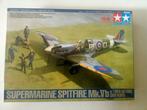 Tamiya 1/48 Spitfire Mk.Vb + ground crew., Ophalen of Verzenden, Zo goed als nieuw, Groter dan 1:72, Overige merken
