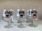 6 Duvel glazen met wapenschild, Ophalen, Zo goed als nieuw, Glas of Glazen, Duvel