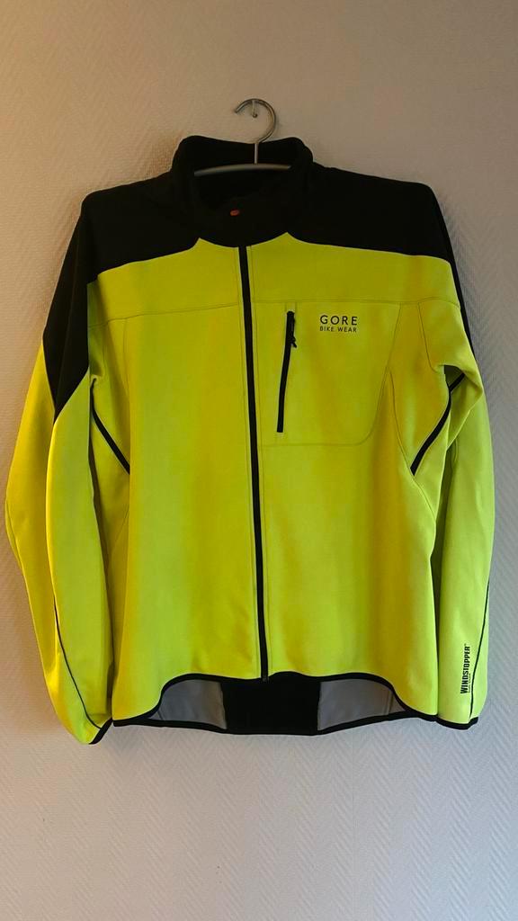 Gore Bikewear windstopper softshell jack heren XXL, Fietsen en Brommers, Fietsaccessoires | Fietskleding, Zo goed als nieuw, Heren