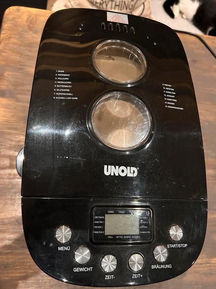 Unold 68525 Broodbakmachine - Perfect voor thuisbakken!, Witgoed en Apparatuur, Broodbakmachines, Gebruikt, Met timer, 800 tot 1200 gram deeg