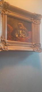 The two amazing cats ..., Antiek en Kunst, Kunst | Schilderijen | Klassiek, Ophalen of Verzenden