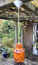 Leuke Aardewerk Lamp - vintage retro fat lava sixties, Huis en Inrichting, Lampen | Hanglampen, Overige materialen, 50 tot 75 cm
