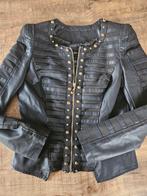 Drole de copine jasje leather look zwart maat m, Ophalen of Verzenden, Nieuw, Zwart