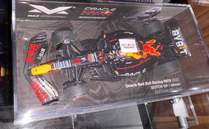 Max Verstappen Schaalmodel 1:43 Dutch GP 2023, Hobby en Vrije tijd, Modelauto's | 1:43, Nieuw, Auto, MiniChamps, Ophalen of Verzenden