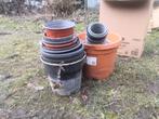 Bloempotten gratis, Ophalen, Kunststof, Gebruikt, Rond