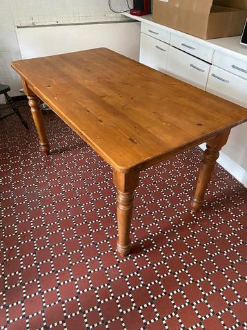Eikenhouten Eettafel - Landelijke Stijl beschikbaar voor biedingen