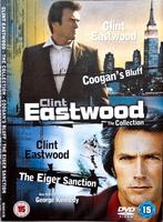 2-DVD  CLINT EASTWOOD - Coogan's Bluff/Eiger Sanction (UK), 1980 tot heden, Ophalen of Verzenden, Zo goed als nieuw, Actie en Avontuur