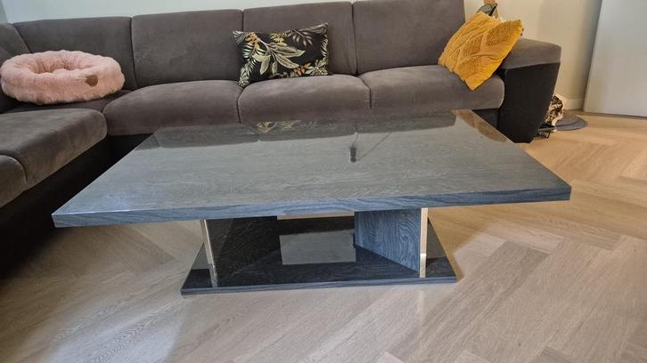 Moderne Donkergrijze Woonkamer Set - Houtlook & Glans, Huis en Inrichting, Kasten | Vitrinekasten, Gebruikt, 150 tot 200 cm, 50 tot 100 cm