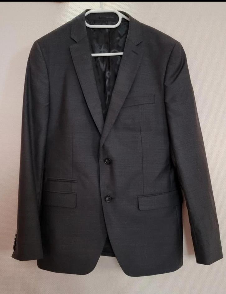 WE Fashion Colbert - Klassiek Zwart, Wolblend, Zeer Goed!, Kleding | Heren, Kostuums en Colberts, Zo goed als nieuw, Maat 46 (S) of kleiner