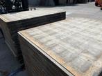 Gave houten steenschotten 98x140 als vloer, terras (ca 50mm), Ophalen of Verzenden, Gebruikt, Hout