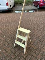 Leuk oud boeren trapje keukentrapje brocante, Doe-het-zelf en Verbouw, Ladders en Trappen, Ophalen, Gebruikt, Minder dan 2 meter