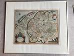 Kaart Frisia Occidentalis, Antiek en Kunst, Kunst | Etsen en Gravures, Ophalen of Verzenden