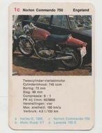 Kw1295 motorkaartje 1c: norton commando 750, Gebruikt, Ophalen of Verzenden