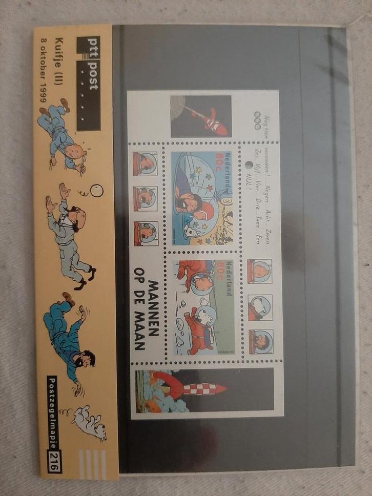 Kuifje Mannen op de Maan Postzegels, Postzegels en Munten, Postzegels | Nederland, Postfris, Na 1940, Ophalen of Verzenden