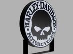 Zeer unieke Harley Davidson Flame Skull lichtbak. Nu €39,95, Ophalen of Verzenden, Nieuw, Lichtbak of (neon) lamp