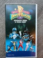 Mighty Morphin Power Rangers VHS - Different Drum & Food Fig, Alle leeftijden, Kinderprogramma's en -films, Overige typen, Ophalen of Verzenden