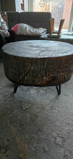 Salontafel boomstam, Ophalen, 50 tot 100 cm, Rond, 50 tot 100 cm