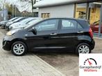Kia Picanto 1.0 CVVT Airco 5DRS LMV nw apk 3mnd garantie, Stof, Gebruikt, Zwart, Met garantie (alle)