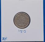 25 cent 1919 - Wilhelmina, Zilver, Koningin Wilhelmina, Losse munt, 25 cent