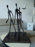 Groot Bronzen Beeld Giacometti Three Men Walking Jaar Nummer, Antiek en Kunst, Kunst | Beelden en Houtsnijwerken, Ophalen of Verzenden