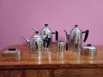 Chroom Koffie- en Theeservies. O.a. Bredemeijer maar ook mer, Ophalen of Verzenden, Overige materialen, Overige stijlen, Overige typen