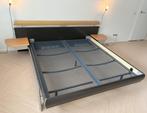 2-persoons bed, merk Auping, zonder matras, Huis en Inrichting, Ophalen, Gebruikt, Beige, Tweepersoons