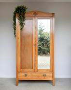 Antieke brocante Art Deco meidenkast vintage linnenkast kast, Ophalen of Verzenden