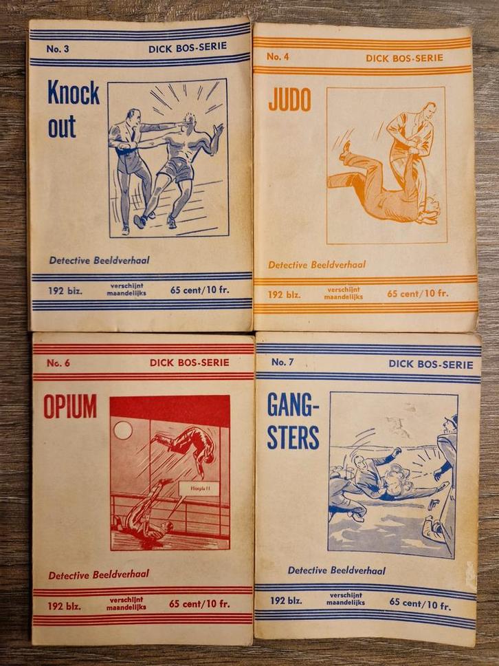 Dick Bos Serie Stripboeken - Complete Collectie, Boeken, Stripboeken, Gelezen, Complete serie of reeks, Ophalen of Verzenden