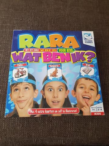 Spel Rara wat ben ik? Voor kids beschikbaar voor biedingen