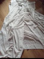 Vitrage set, Huis en Inrichting, Stoffering | Gordijnen en Lamellen, 200 cm of meer, Wit, Ophalen of Verzenden, Zo goed als nieuw