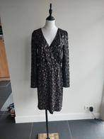 Jurk S - 36 zwart met goud - perfect voor de feestdagen, Kleding | Dames, Jurken, Zwart, Ophalen of Verzenden, Zo goed als nieuw