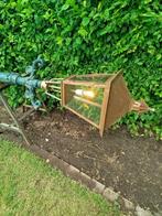 Gietijzeren lantaarn, Tuin en Terras, Buitenverlichting, Ophalen, Gebruikt, Netvoeding, Staande lamp