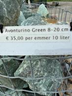 Sierkeien Avonturino Green 8-20 cm € 35,00 / emmer 10 liter, Tuin en Terras, Grind, Keien en Split, Nieuw, Overige materialen