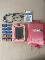 Roze VTech Storio 2 + 8 Games - Compleet!, Ophalen, Zo goed als nieuw, Elektronica, Met geluid