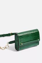 Green crocodile waisted bag (TOPSHOP), Sieraden, Tassen en Uiterlijk, Tassen | Damestassen, Ophalen of Verzenden, Nieuw, Groen