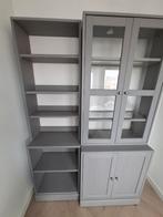 Havsta vitrinekast €400 & open kast €50 Z.G.A.N., Ophalen, 50 tot 100 cm, Zo goed als nieuw, 150 tot 200 cm