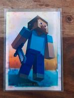 Minecraft Steve trading card limited edition panini mojang, Ophalen of Verzenden, Zo goed als nieuw, Plaatje
