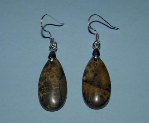 Chohua Jaspis oorbellen, model C, Sieraden, Tassen en Uiterlijk, Oorbellen, Nieuw, Hangers, Overige materialen, Verzenden