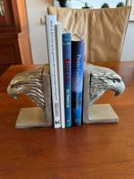 boekensteunen Amerikaanse adelaar zilverkleurig metalen set, Ophalen of Verzenden, Zo goed als nieuw