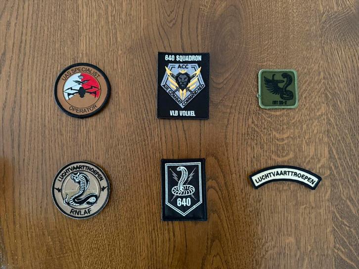 Luchtmacht Tactical Military Patches – Limited Edition, Verzamelen, Speldjes, Pins en Buttons, Nieuw, Verzenden