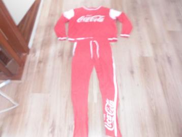 mooie rode Coca Cola pyjama, mt S beschikbaar voor biedingen