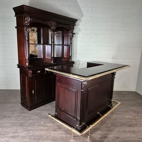 25988 Empire Bar Mahonie 1,70 m, Huis en Inrichting, Barren, Nieuw, Ophalen of Verzenden