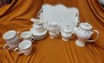 Theeservies voor high tea, bone China 6 persoons, Huis en Inrichting, Keuken | Servies, Nieuw, Ophalen of Verzenden, Overige stijlen