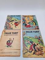 4x stripboek Billie Turf deel 1, 2, 3 en 4, 1964, Ophalen of Verzenden, Meerdere stripboeken, Onbekend, Gelezen