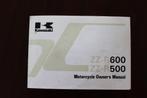 Kawasaki ZZ-R600 ZZ-R500 1992 motorcycle owner's manual, Motoren, Ophalen of Verzenden, Kawasaki