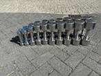 Chrome dumbells  dumbell set 1-10 kg gewichten, Ophalen, 1-10 kg, Dumbbell, Gebruikt