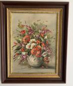 Prachtig kleurrijk olieverf schilderij, Antiek en Kunst, Kunst | Schilderijen | Klassiek, Verzenden